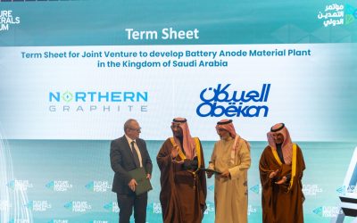 Northern Graphite and Al Obeikan Investment Group Sign Term Sheet for US$200 Million Battery Anode Material Plant in Kingdom of Saudi Arabia